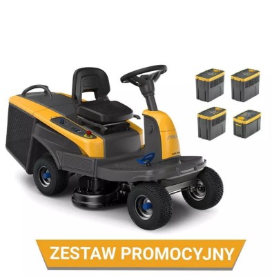 Zestaw promocyjny Traktor akumulatorowy STIGA Swift 372e 3x7,5 Ah + 1x5 Ah + ładowarka