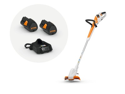 Stihl FSA 30, Podkaszarka akumulatorowa, zestaw z akumulatorem 2 x AS 2 i ładowarką AL 1 