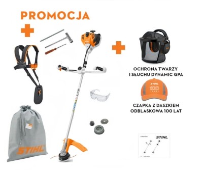 Kosa spalinowa STIHL FS 261: Mocna, komfortowa kosa do koszenia większych powierzchni + GRATISY FS261