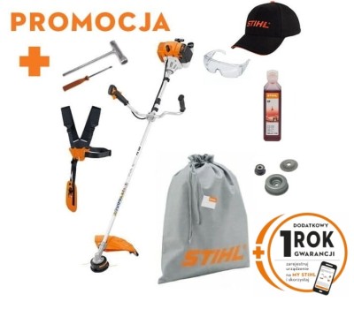 Kosa spalinowa STIHL FS 120 Mocna (1,8 KM) kosa mechaniczna z wielofunkcyjnym uchwytem oburęcznym FS120 + GRATISY