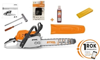 Pilarka STIHL MS 291 moc 2,8 kW  3,8 KM, uniwersalna pilarka łańcuchowa prowadnica 40cm 1,6 3/8 MS291 KLIN + OLEJ