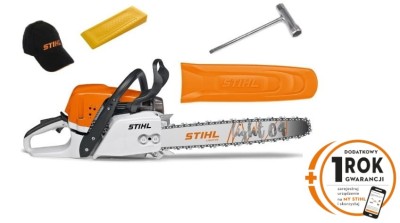 Pilarka MS 311 moc 3,1 kW / 4,2 KM, silnik 2-MIX, prowadnica 40cm 3/8 z pompą olejową o regulowanej wydajności MS311 + GRATIS