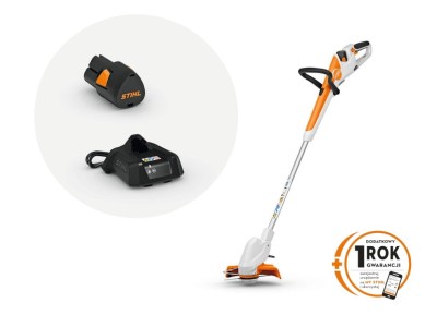 Stihl FSA 30, Podkaszarka akumulatorowa, zestaw z akumulatorem AS 2 i ładowarką AL 1 
