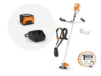 Stihl FSA 80, Kosa akumulatorowa, z akumulatorem AK 30S i ładowarka AL 101 