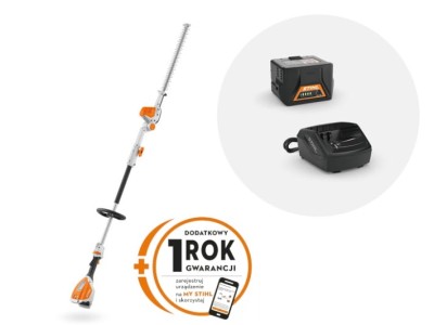 Nożyce akumulatorowe na wysięgniku w zestawie: STIHL HLA 56 z AK 20 i AL 101