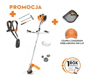 Kosa spalinowa STIHL FS 261: Mocna, komfortowa kosa do koszenia większych powierzchni + GRATISY FS261