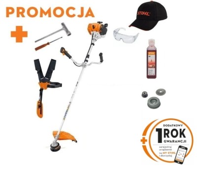 Kosa spalinowa STIHL FS 120 Mocna (1,8 KM) kosa mechaniczna z wielofunkcyjnym uchwytem oburęcznym FS120 + GRATISY